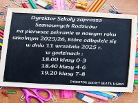zebrania z rodzicami